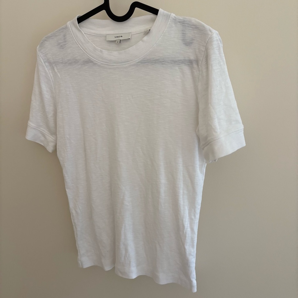 Vince Cotton Blend Tee - Picture 3 of 6